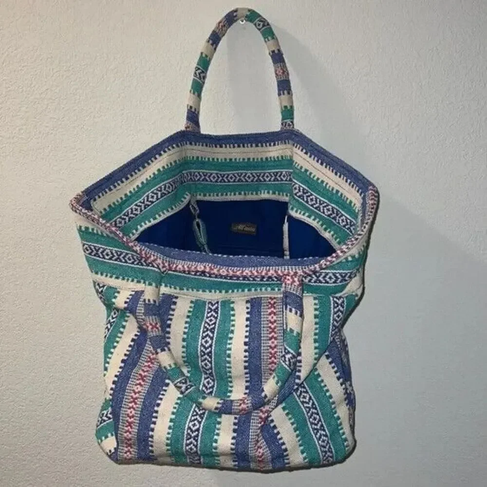 All'asta Tote Beach Vacation‎ Bohemian Bag EUC
